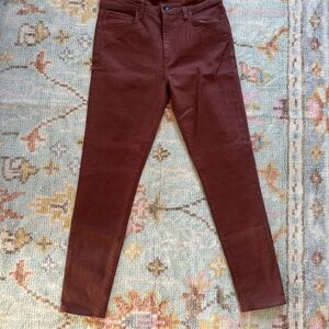 Joe's Jeans Rust Coated Saddleback Jeans